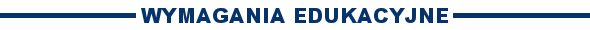 Wymagania edukacyjne